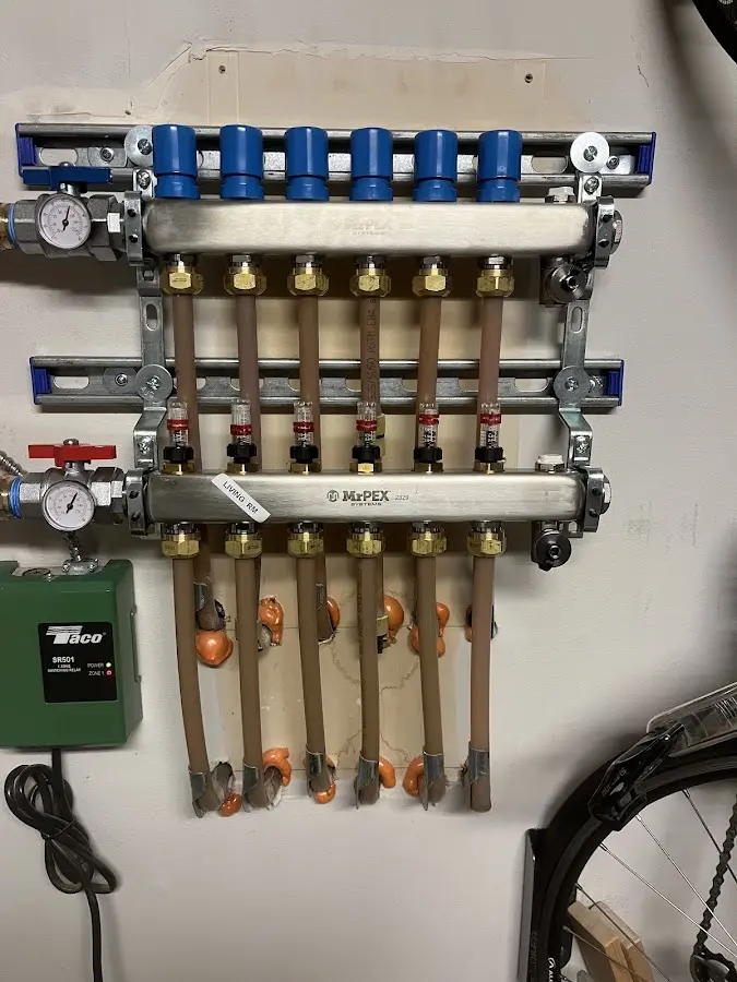 Plumber performing Leak Detection at a residential property in Muskogee